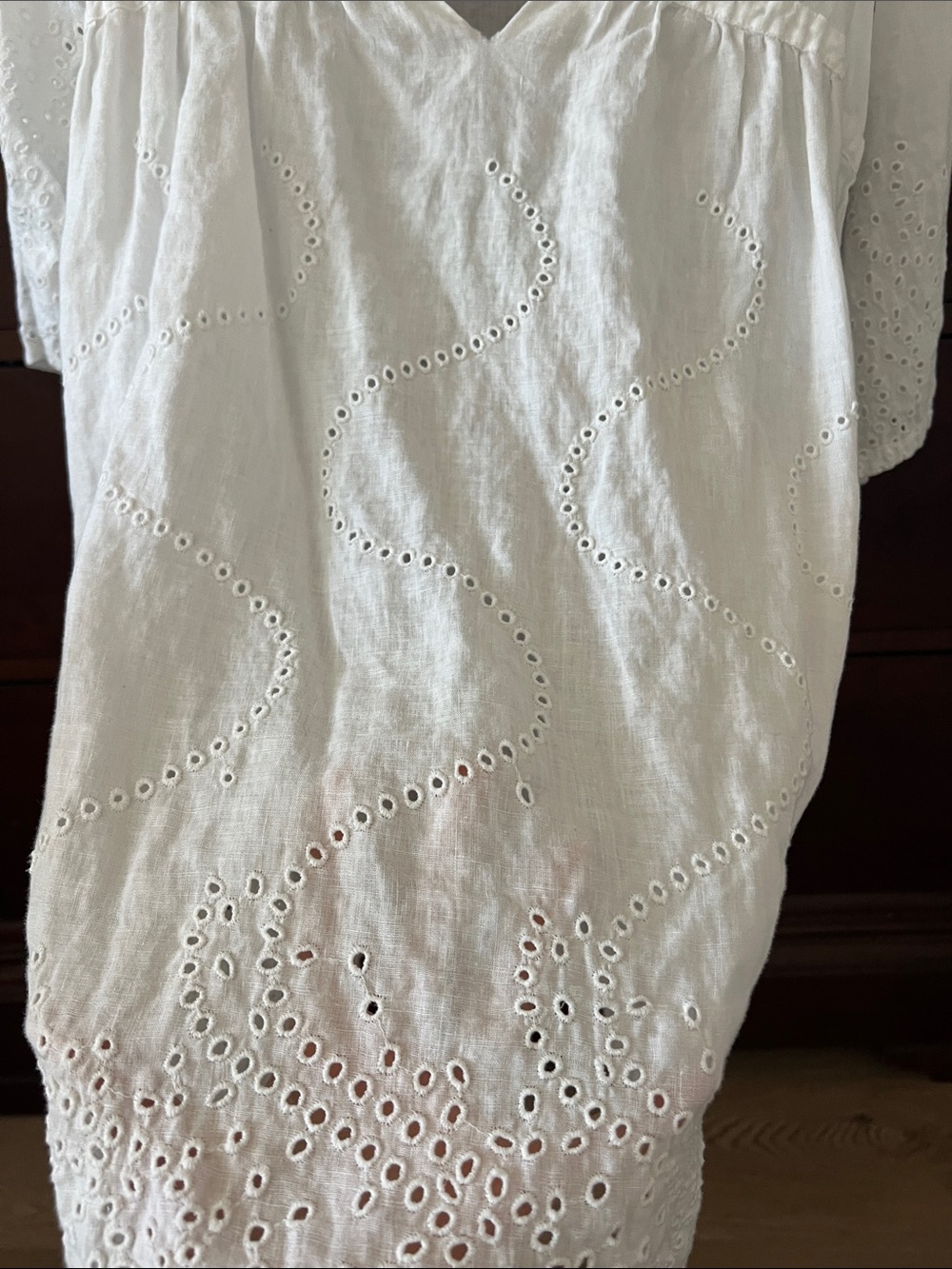 Diane von Furstenberg Soleil Swim White Linen Cover Up Dress - Picture 4 of 8